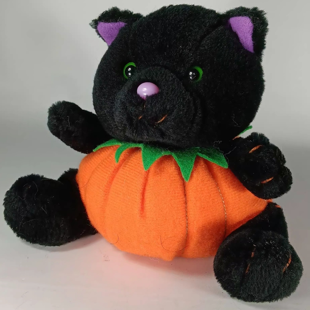 Halloween Russ Cat Plush In Pumpkin Costume